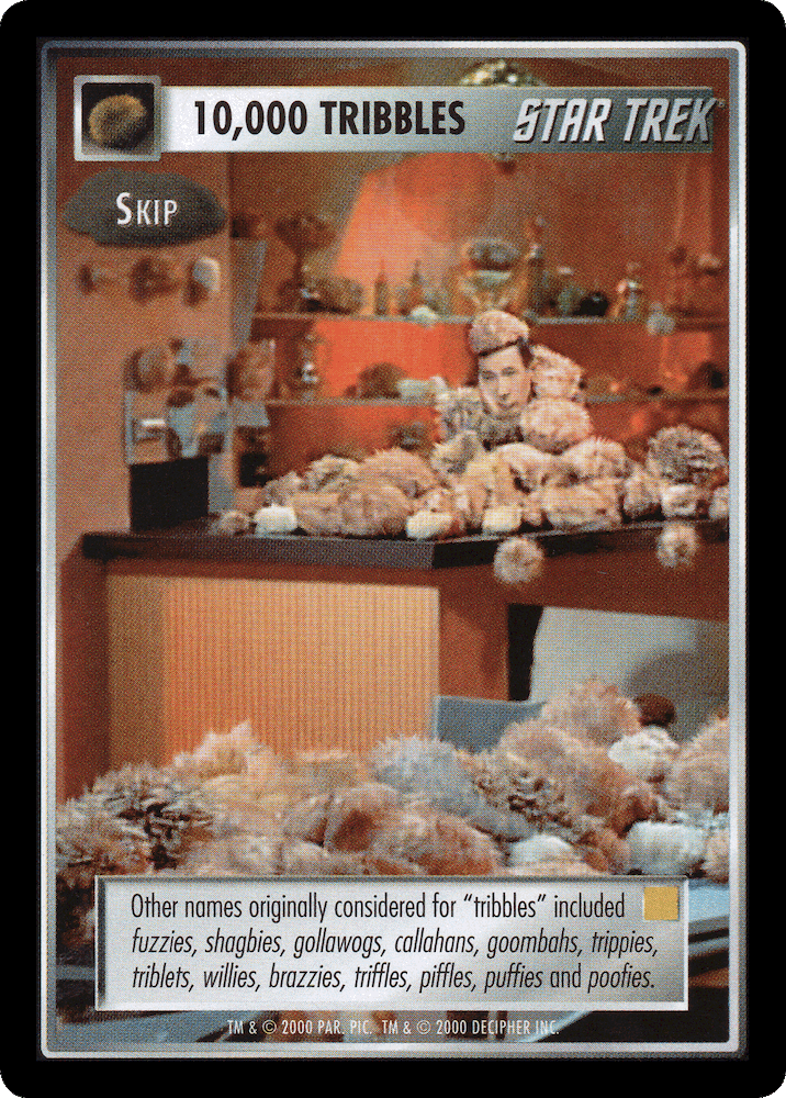 10,000 Tribbles - Skip (Yellow)